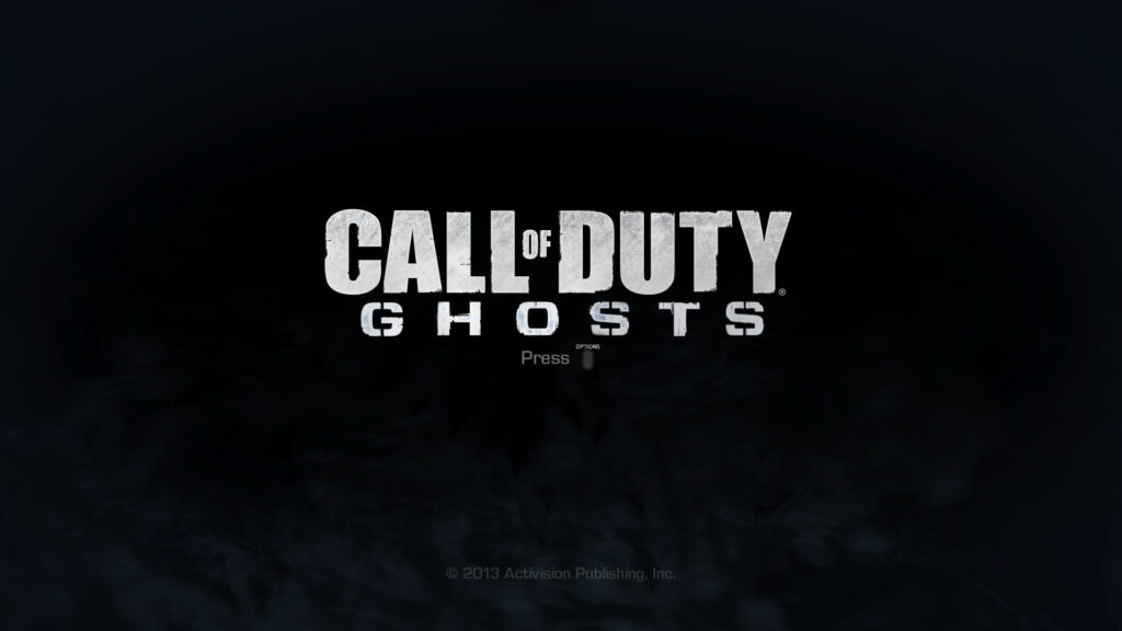 COD: Ghosts Start Menu